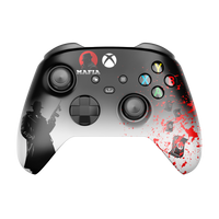 Controle Xbox Series Máfia black com Grip Stelf (2 paddles)