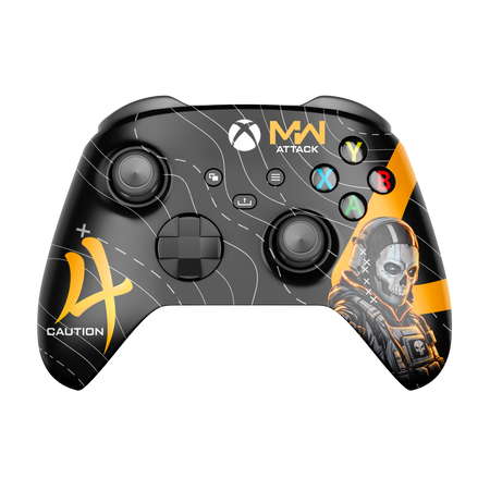 Controle Xbox Series MW4 Ghost Elite Stelf (4 paddles)