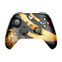 Controle Xbox Series Samurai black com Grip Stelf (2 paddles)