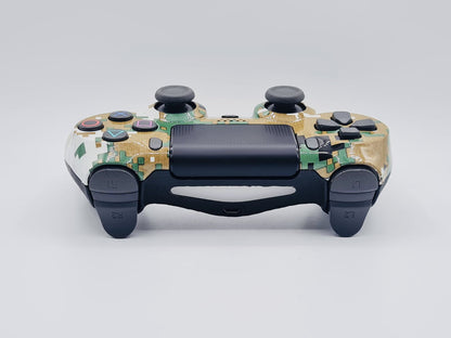 Controle Ps4 com Grip Modern Green Stelf