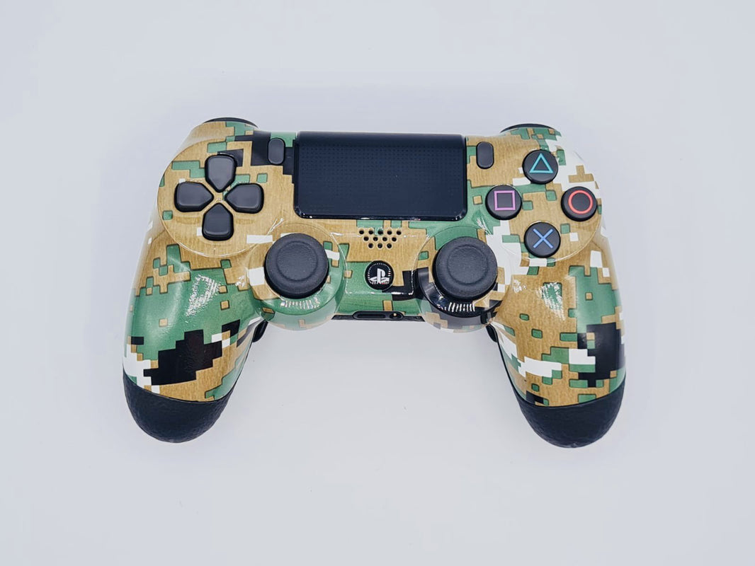 Controle Ps4 com Grip Modern Green Casual controle sem paddles Stelf
