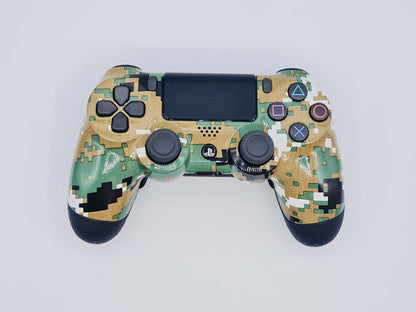 Controle Ps4 com Grip Modern Green Stelf