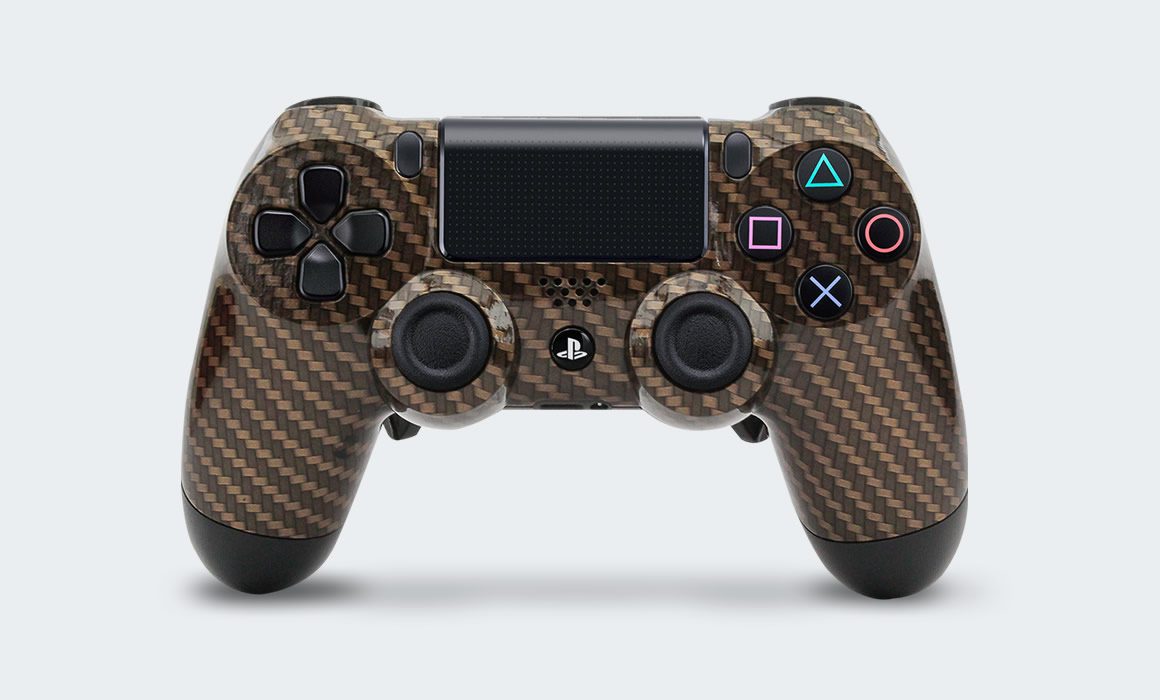 Controle Playstation Dualshock 4 Personalizado com Grip, Padles e Trigger Shot (foto frontal)