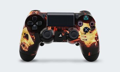 Controle Playstation Dualshock 4 Personalizado com Grip, Padles e Trigger Shot (foto frontal)