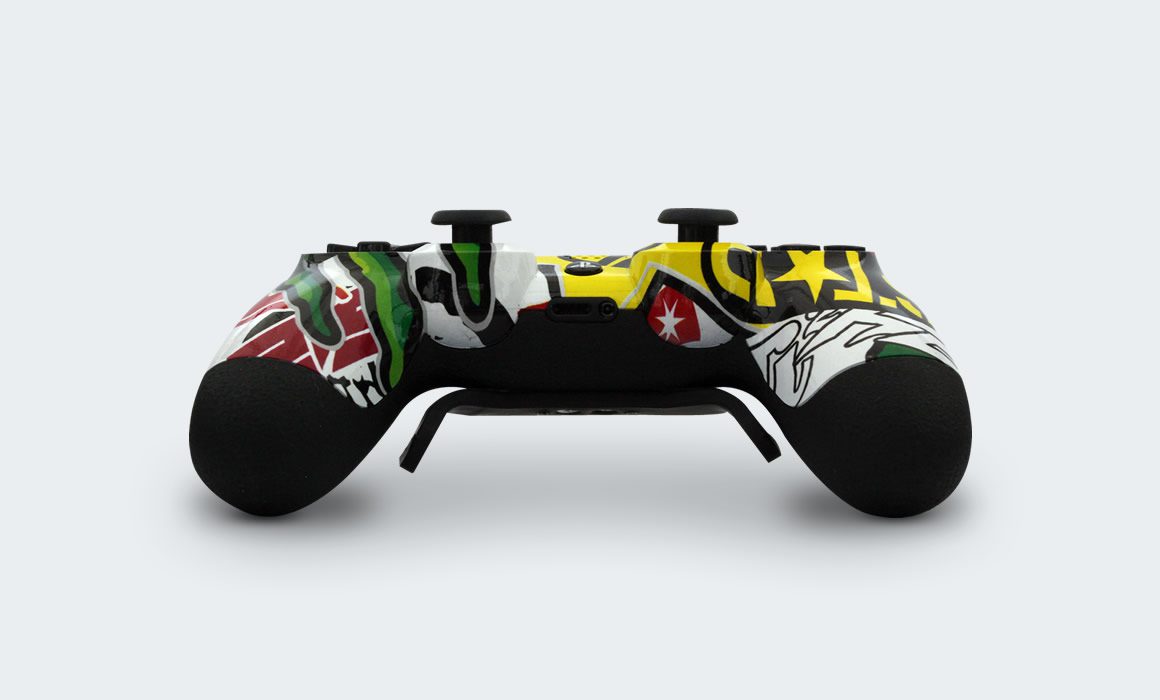 Controle Playstation Dualshock 4 Personalizado com Grip, Padles e Trigger Shot (Foto inferior)