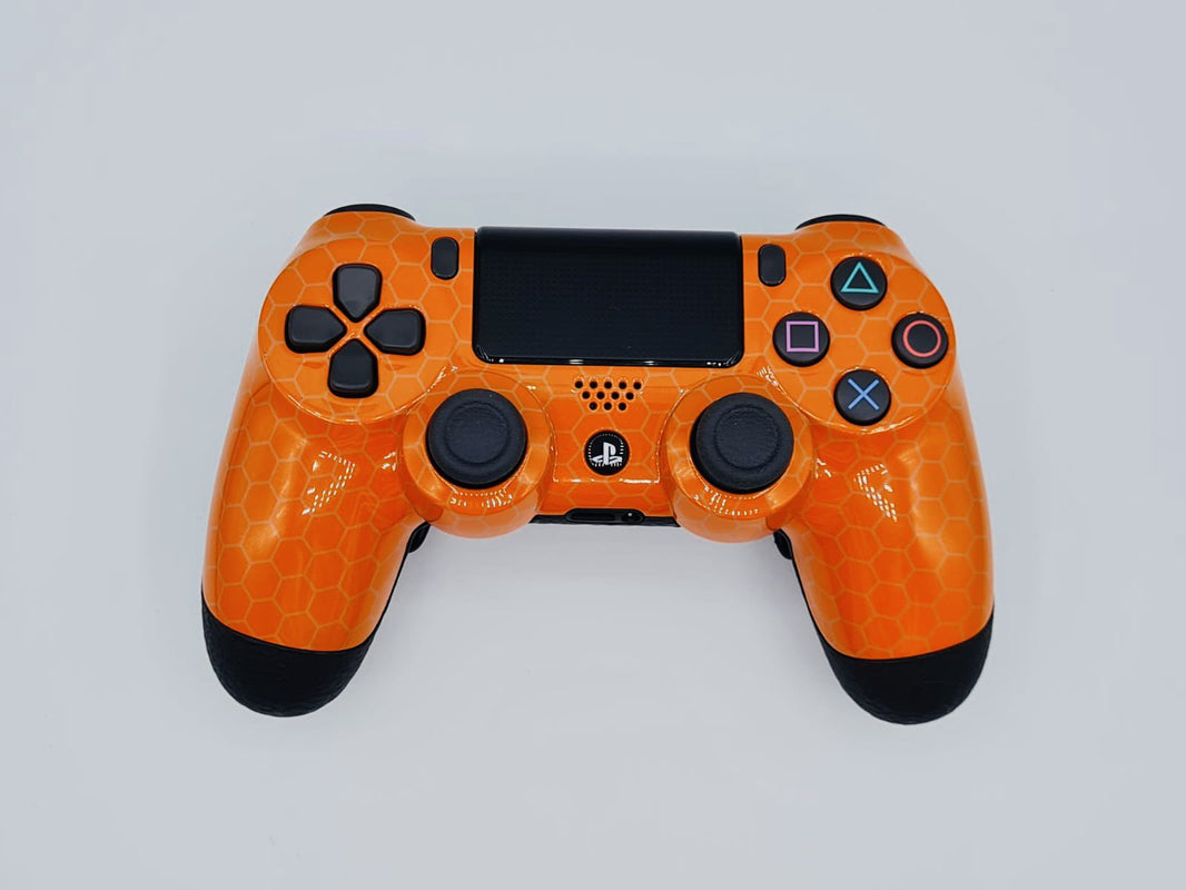 Controle Ps4 Orange Hive Casual controle sem paddles Stelf