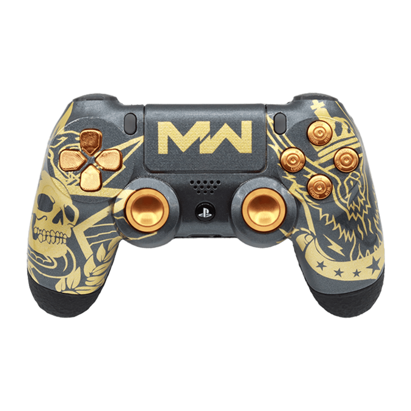 Controle Ps4 com Grip MW Limited Gold Stelf