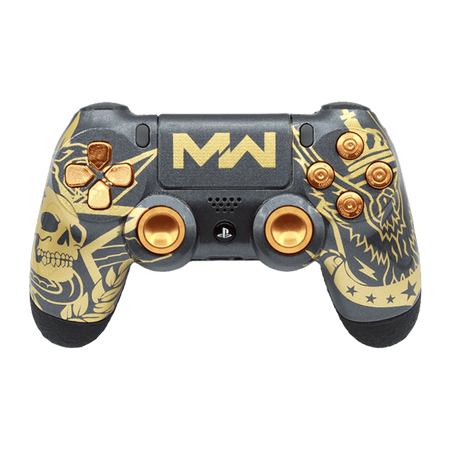 Controle Ps4 com Grip MW Limited Gold Stelf