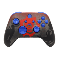 Controle Xbox Series com Grip Gears of War Botões Azuis Elite Stelf