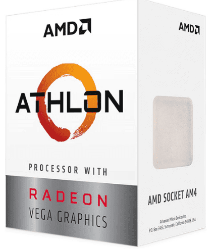 PROCESSADOR AMD ATHLON 3000G 3.5GHZ AM4 5MB CACHE