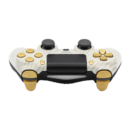 Controle Ps4 White Gold Casual controle sem paddles  Stelf