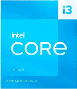 PROCESSADOR INTEL CORE I3-14100F (TURBO ATE 4.7GHZ) 12MB LGA1700 14° GERACAO BX8071514100F