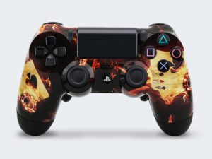 Controle Playstation Dualshock 4 Personalizado com Grip, Padles e Trigger Shot (foto frontal)